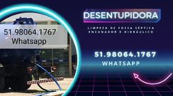 Desentupidora Residencial 24hs Limpa Fossa 24hs Gravataí RS