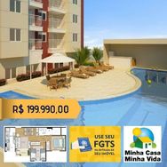 2 Dormitório Minha Casa Minha Vida em Sbc