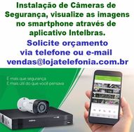 Instalação de Câmeras de Segurança Digital Intelbras