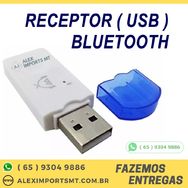 Receptor Usb Bluetooth 10 Metros Alcance Audio Stéreo Conversor Atb-12