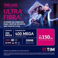 Internet Fibra ótica - Tim Live