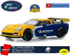 Greenlight 2009 Chevrolet Corvette C6r Logo Michelin 1/64