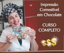 Impressão Comestível em Chocolate