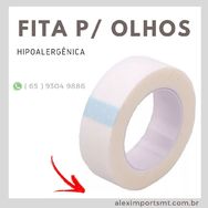 Fitas Antialérgica Micropore Alongamento de Cílios 10m Cilios