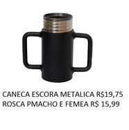 Caneca Rosca Luva Kit P Escora Metalicà Venda em Redencao