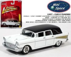 Johnny Lightning 1957 Chevy Funebre 1/64 (raro)