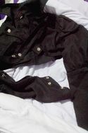 Casaquete Jeans Preto