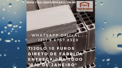 Tijolo Direto de Fábrica Whatsapp: (21) 9.6767.8329 Cantagalo - RJ