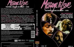 DVD Message TO Love Festival da Ilha de Wight (1970)