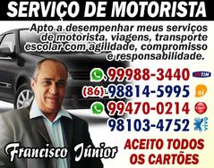 Serviço de Motorista em Teresina-piauí