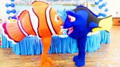 Nemo e Dory Cover Personagens Vivos Festa Infantil