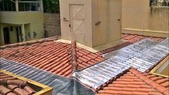 Impermeabilização de Telhado com Manta Asfaltica Aluminio