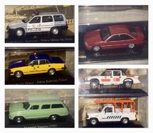 Miniaturas 1/43 Carros Incríveis e Carros de Serviço