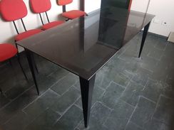 Mesa de Vidro Fume