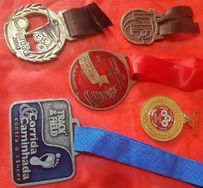 5 Medalhas Corrida Corpore Track Field Nike Esporte Atletismo