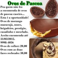 Ovos de Pascoa de Colher