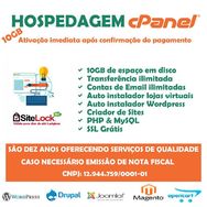 Hospedagem de Site + Ssl Grátis + 10gb de Espaço