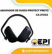 Abafador de Ruido Protect Preto Epi Total Segurança Cuiabá MT