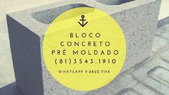 Blocos Pré-moldados Direto de Fabrica Hgf