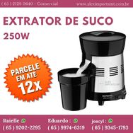 Extrator de Suco Mondial 250w Bivolt Turbo Premuim Máquina de Sucos