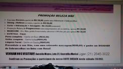 Promoção Dia das Mães