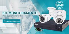 Kit Cftv - Dvr 8 Canais e com Câmeras