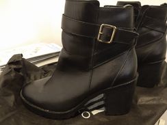 Bota Ankle Boot Corello Couro