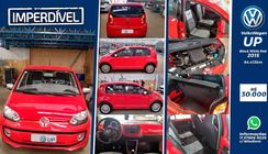 Volkswagem Up Vermelho 2015 -impecável