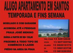 Alugo Apartamento em Santos