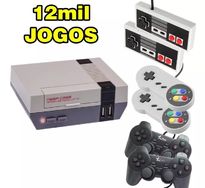 Kit Raspberry Extremo 12.000 Jogos + 6 Controles