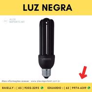 Lâmpada Fluorescente 3u 26 Watts E27 127v Luz Negra Luiz Florecente Lu