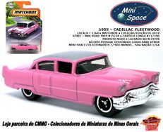 Matchbox 1955 Cadillac Fleetwood Cor Rosa 1/64