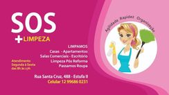 S. O. S +limpeza