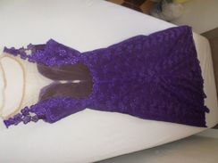 Vestido na Cor Roxo para Madrinha de Casamento ou Formatura