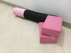 Tapete Mat Yoga Rosa Gonews