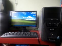 Computador Cce com Monitor Lg 17"