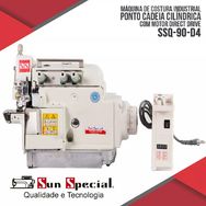 Maq Ponto Cadeia Cilindrica Sunspecial Nova Completa Ssq-90-d4 C/dd