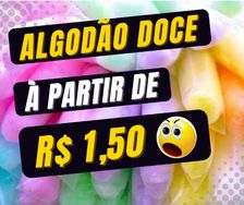 Algodão Doce a Partir de R$ 1,50