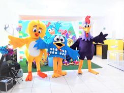 Turma Galinha Pintadinha Cover Personagens Vivos