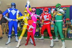 Power Rangers Cover Personagens Vivos Festa Infantil