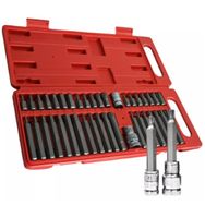 Kit Ferramenta 40 Peças Torx Allen Multidentado Bit Crv