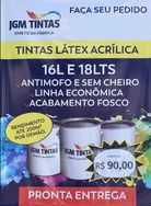 Tinta Latex Acrilica Balde de 16l e 18l