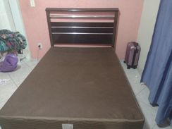 Vende_ SE Cama Casal Box Ortobom com Cabeceira