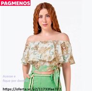 Cropped Estampado / Blusa Estampada