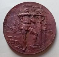 1896 Medalha Suíça Exposição Nacional Guilherme Tell