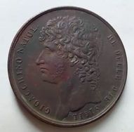 1809 Medalha Rei Joaquim Napoleão Gioacchino Napoleone Murat 50%off