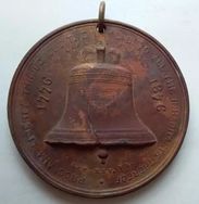 1776 1876 Usa Centennial Exposition Liberty Bell So-called Dollar