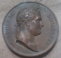 1815 Medalha Napoleon Batalha Waterloo Napoleão Bonaparte