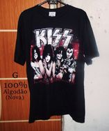 Camisa Banda Kiss Unissex