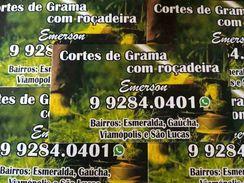 Cortes de Gramas com Rocadeira